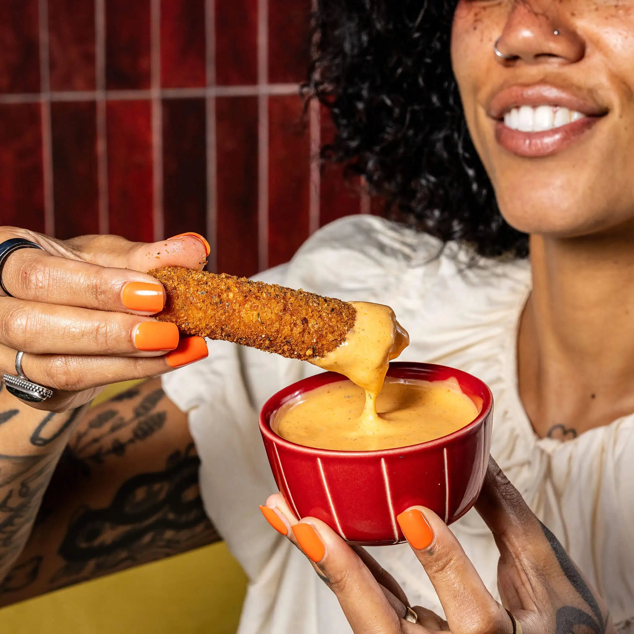 Flamin' Mozzarella Sticks
