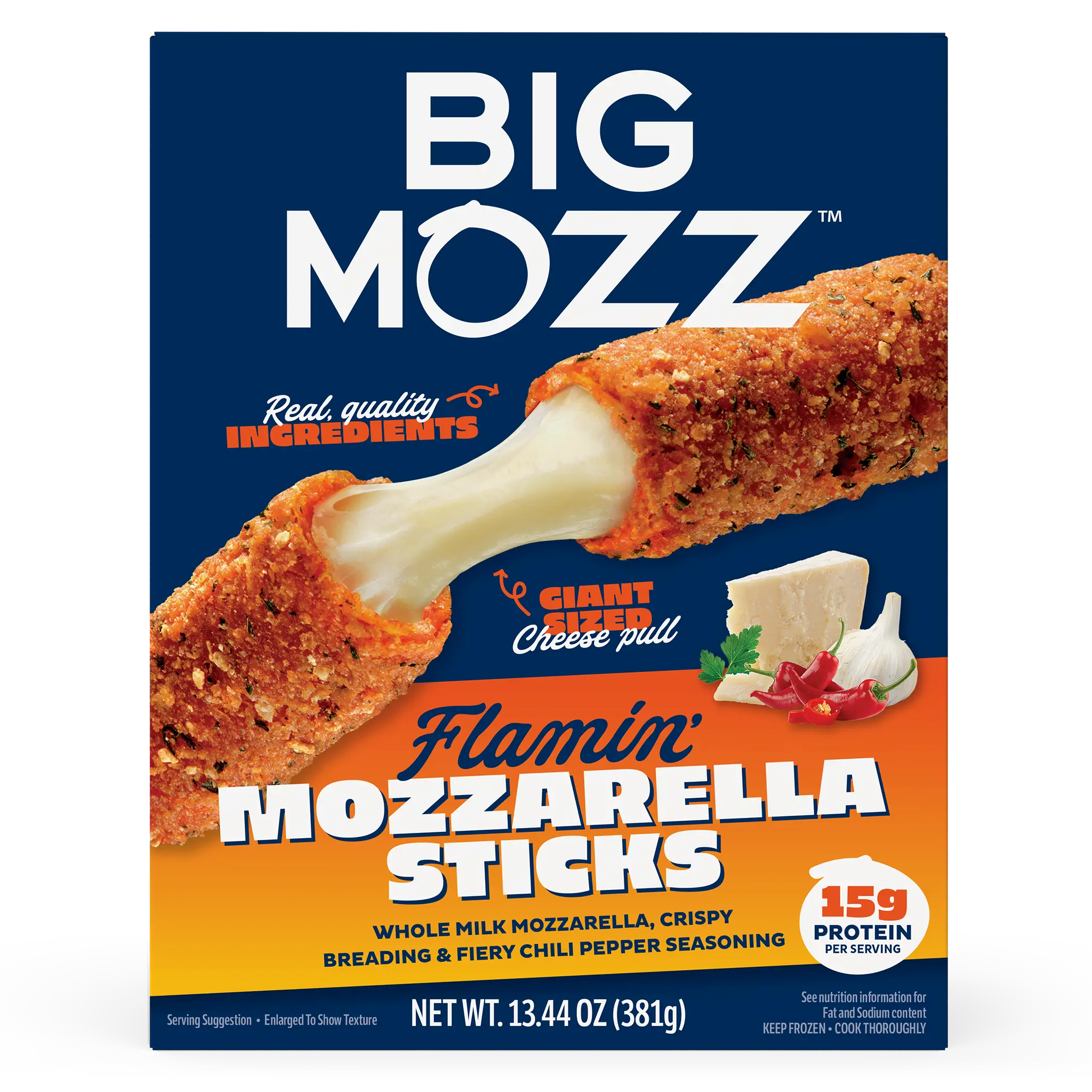 Flamin' Mozzarella Sticks